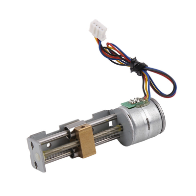 linear stepper motor with linear bearings and brass slider 1 KG thrust for Camera, Optics, Medical Devices