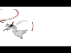 25 মিমি ব্যাস 15 ডিগ্রি স্টেপ অ্যাঙ্গেল স্টেপার মোটর SM25-024-8135G