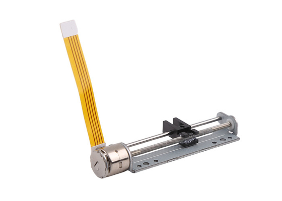 VSM10152 10mm ব্যাসার্ধ M2 সীসা স্ক্রু POM স্লাইডার 4 পিন FPC সঙ্গে রৈখিক ধাপে মোটর